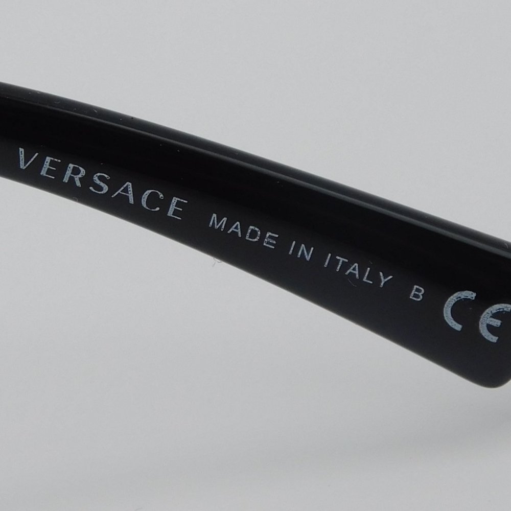 NEW VERSACE VE3282 GB1 BLACK CAT EYE WOMEN AUTHENTIC EYEGLASSES 53-19-140 - Picture 10 of 11